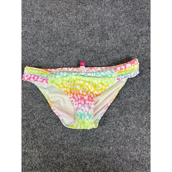 Retired Victoria’s Secret Multicolor Cheetah Print Bikini Bottoms Size Medium - Picture 5 of 6